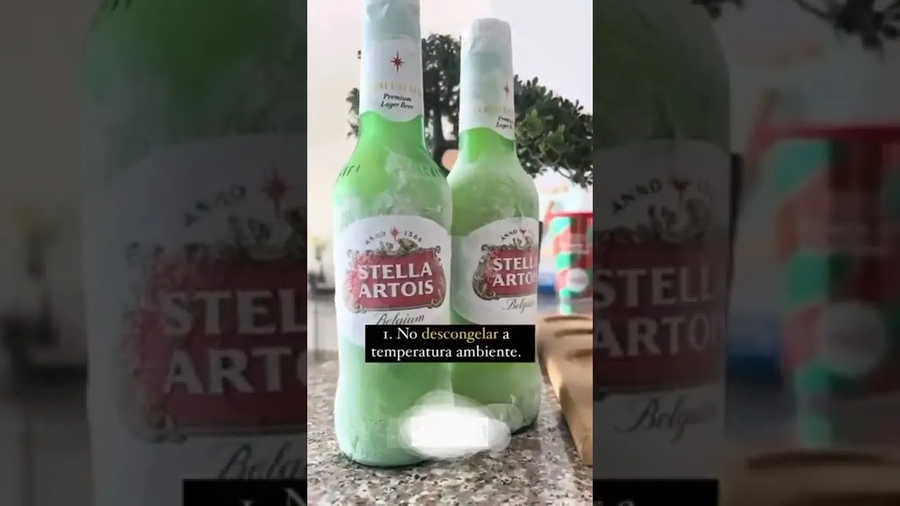 A qué temperatura se congela la cerveza