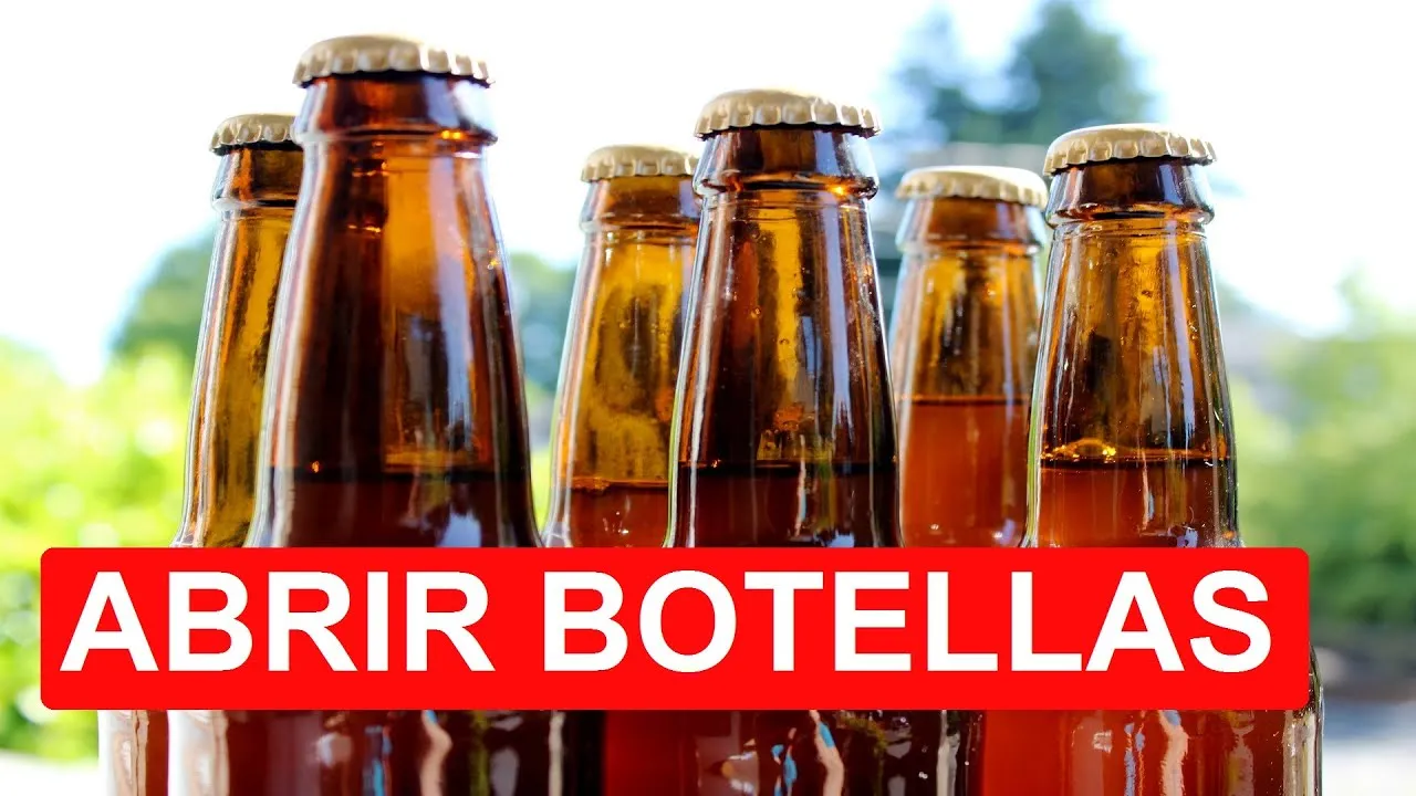 Cómo abrir un botellín de cerveza sin abridor