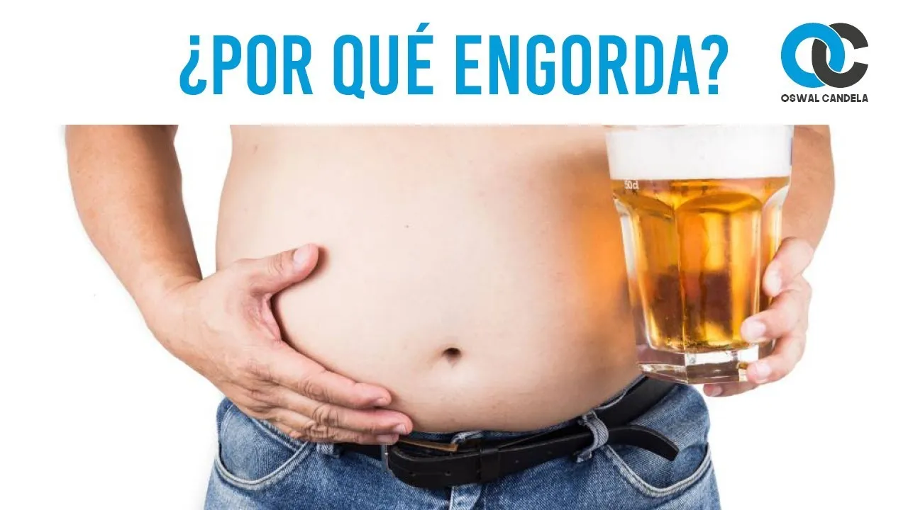 La cerveza sin alcohol engorda la barriga
