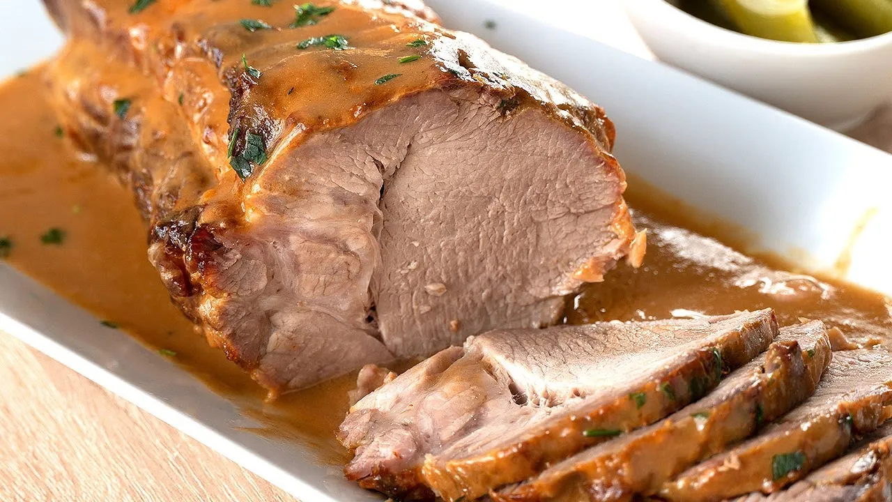 Deliciosa receta de cabeza de lomo al horno con cerveza