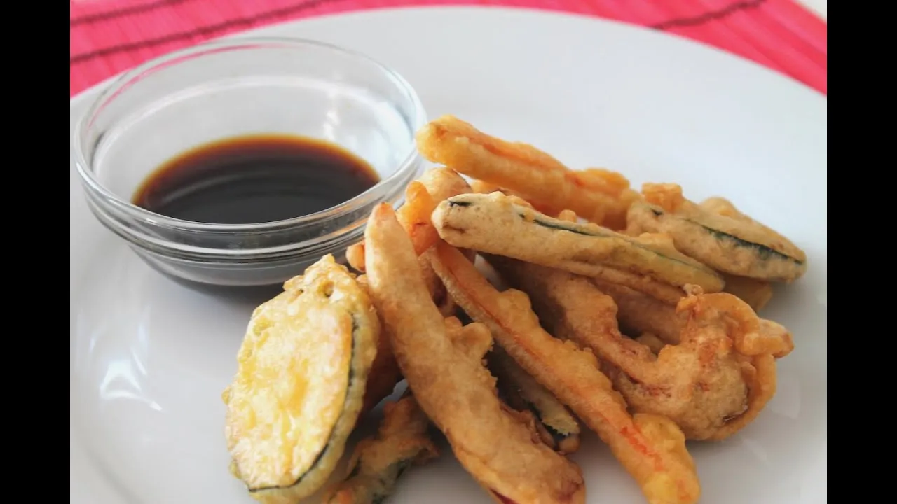 Deliciosa receta de calabacín en tempura de cerveza