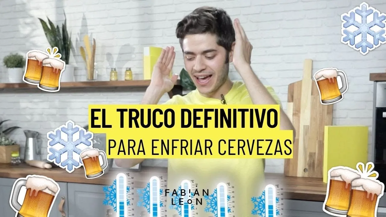 Tiempo para enfriar cerveza en el congelador