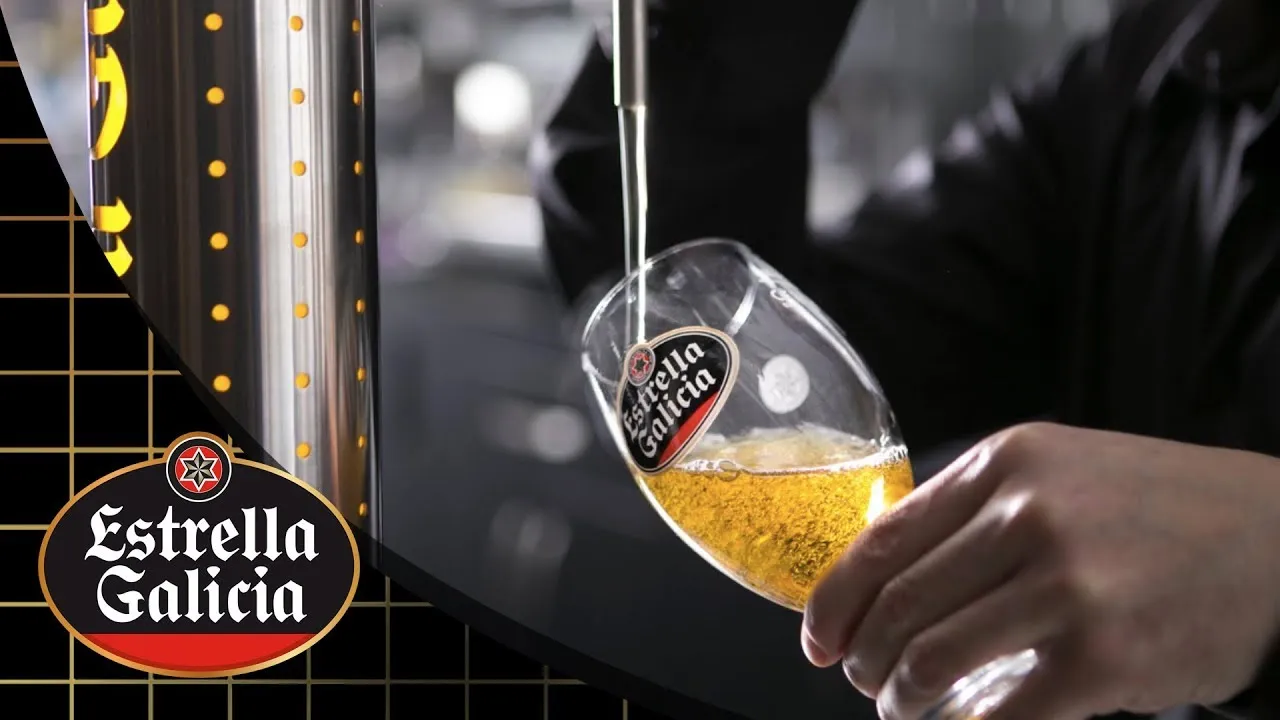 Una pinta de cerveza en litros