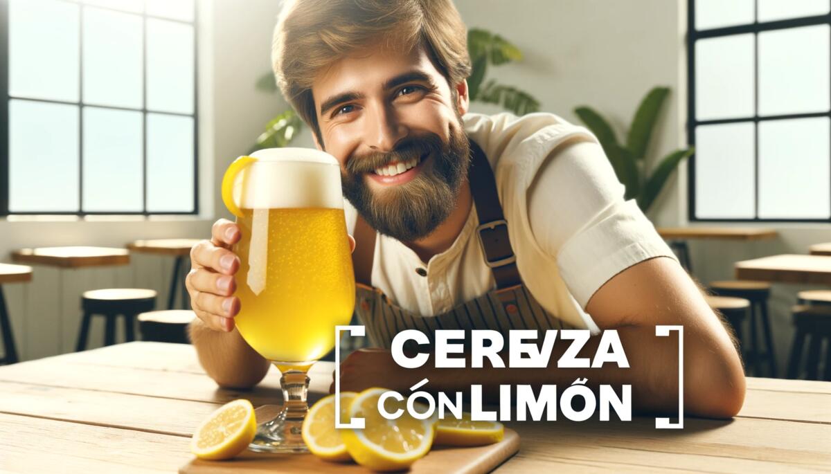 Receta refrescante de Cerveza Clara con Limón